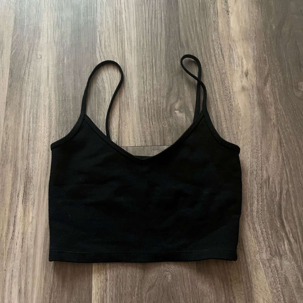 Aritzia Black Sleeveless Top